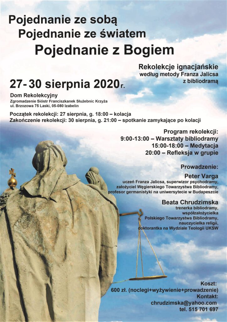 POJEDNANIE ZE SOBĄ. POJEDNANIE ZE ŚWIATEM. POJEDNANIE Z BOGIEM.
